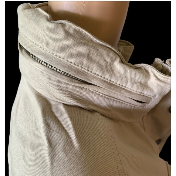 LANDSEND MILITARY JACKET Long Sleeve Canvas - Picture 6 of 9